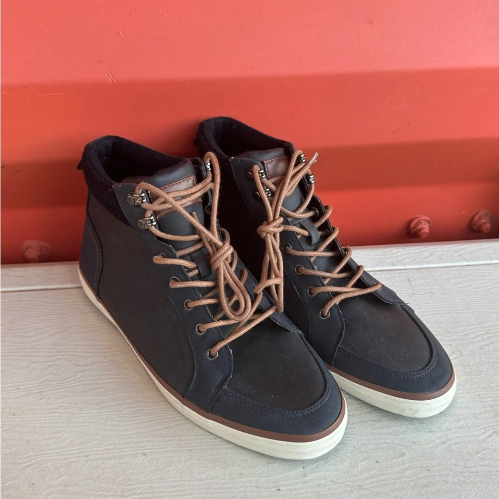 Call It Spring Dark Blue High-Top Sneakers - Picture 3 of 6